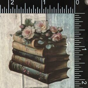 🌀10/$10🌀 Translucent Retro Mushroom Fairy Tale Reusable Waterproof Sticker Dec